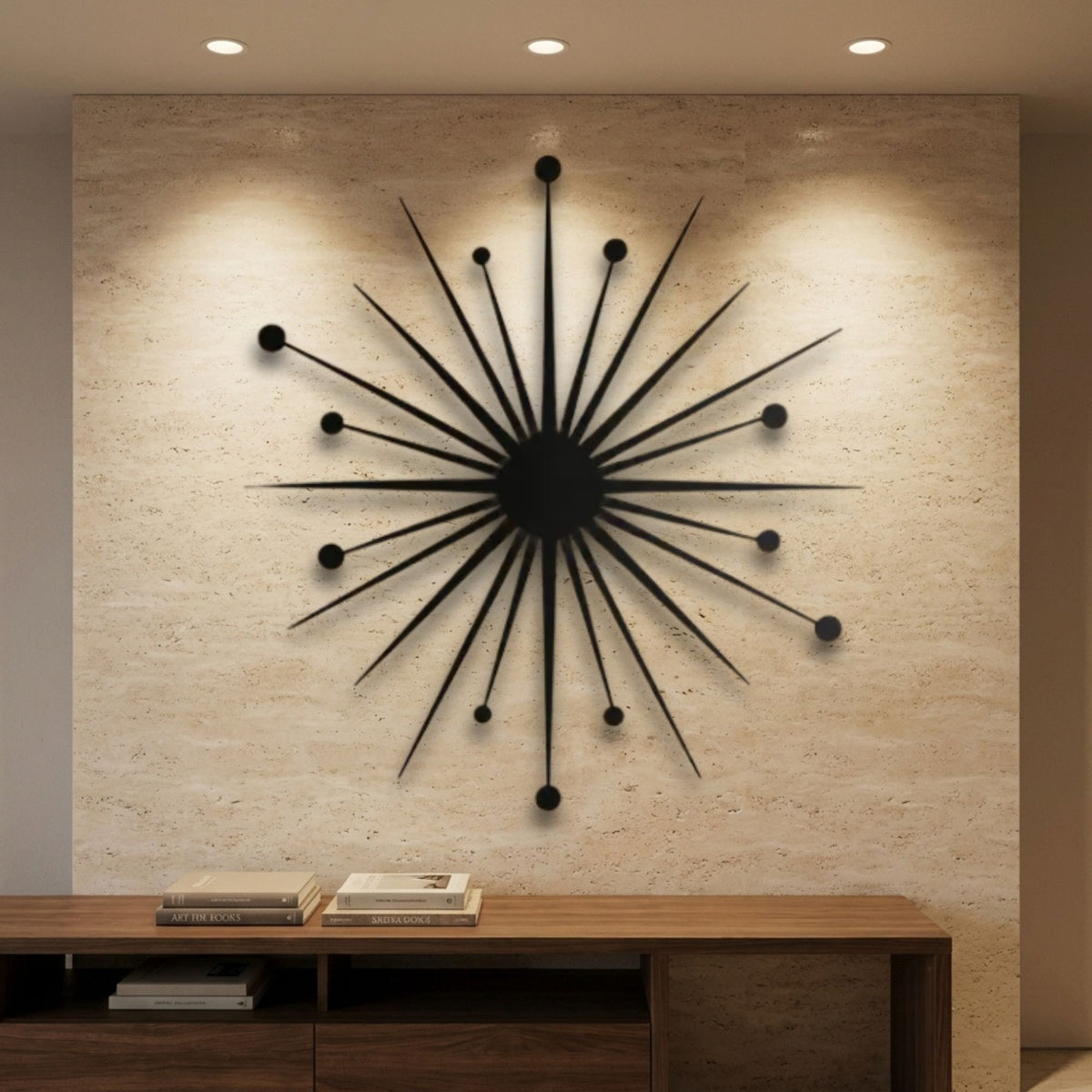Atomic Starburst metal wall art – image 1