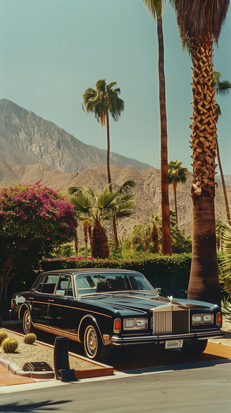 BOUQUET Nostalgic Rolls-Royce Décor Poster – Aesthetic Luxury Car Wall Poster