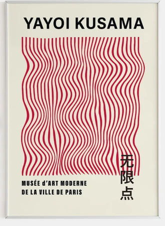 Yayoi Kusama Musée d'Art Moderne de Paris Décor Poster – Simple Wall Poster
