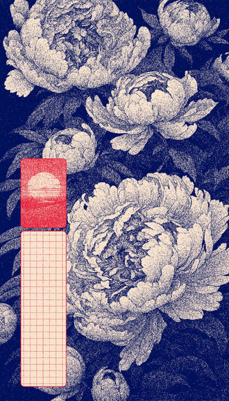 Retro Floral Pattern Wall Print Poster | Traditional Botanical Home Decor