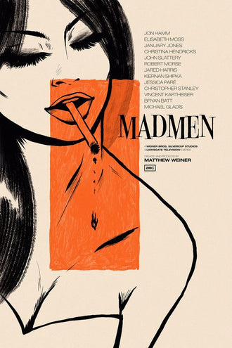 MAD MEN Heritage Wall Poster Home Art – Retro Mad Men Print for Home or Office Décor