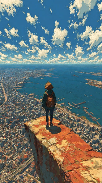 Cityscape Adventure Aesthetic Home Art Décor Poster