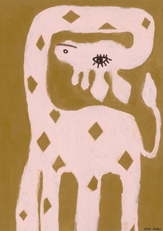 OLIVIA SEWELL Expressive Snake Painting Wall Poster