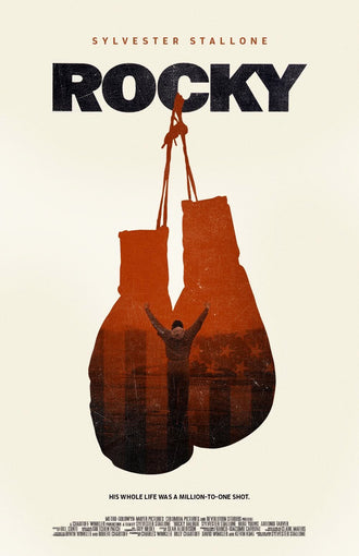 Rocky Movie Print Wall Poster – Nostalgic Sylvester Stallone Inspirational Print
