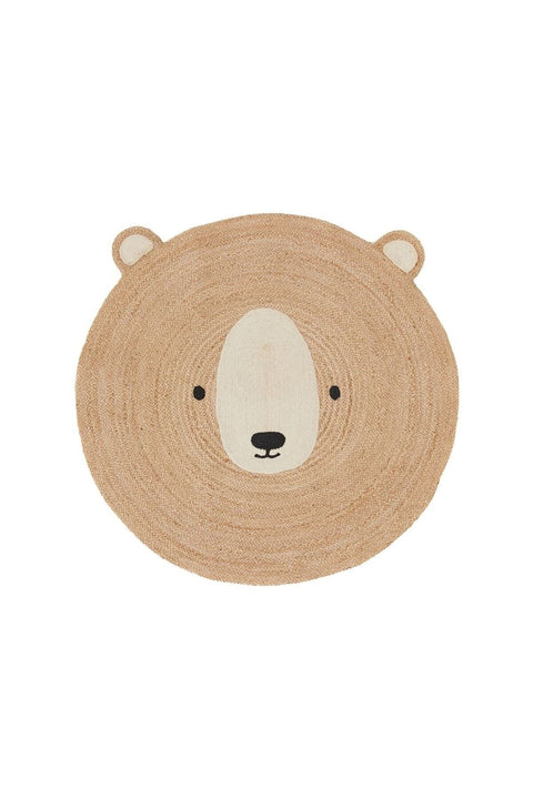 Cute Animal Round Kids Rug – Multicolor 1668