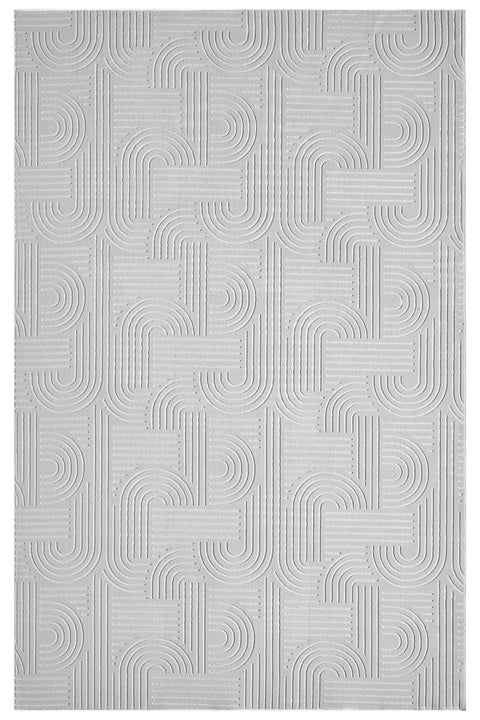 Embossed Modern Area Rug
