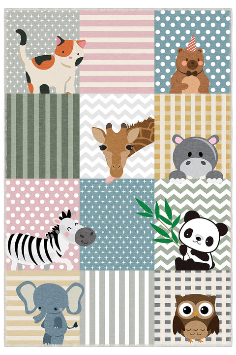 Figured Kids Area Rug