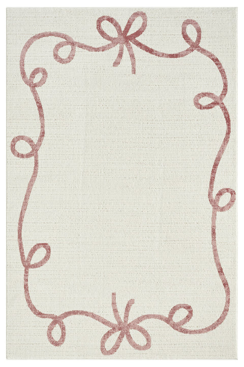 Quincey Plush Kids Area Rug – Cream