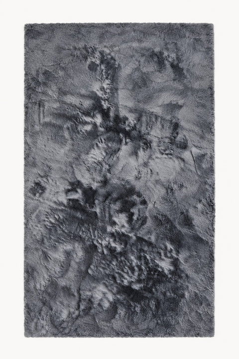 Soft Plush Modern Area Rug – Charcoal