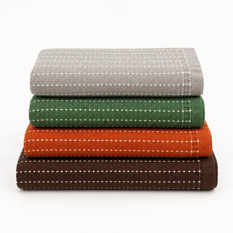 Solid Cotton Kitchen Towel Set of 4 – Multicolor