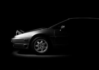 Sports Coupe Photography Modern Wall Art – Dark Minimalist Car Print