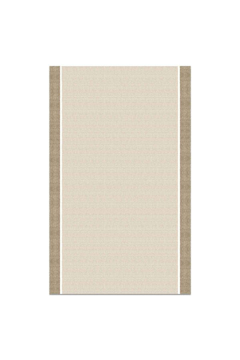 Striped Modern Kitchen Runner Rug – Beige