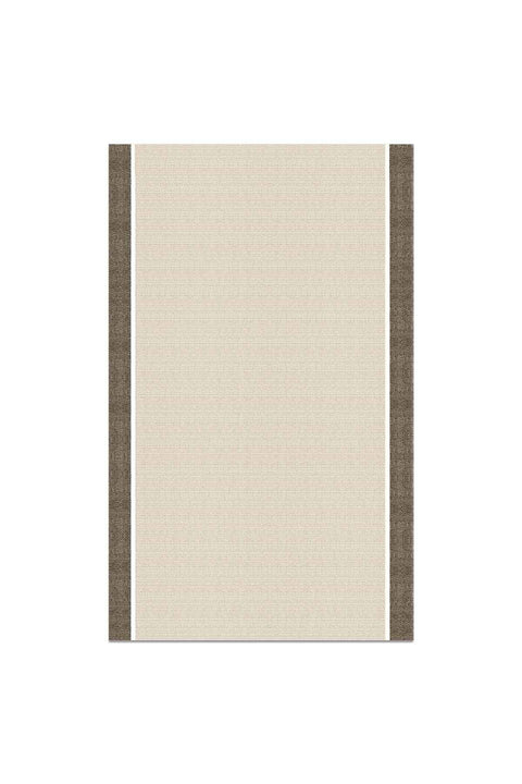 Striped Modern Kitchen Runner Rug – Brown