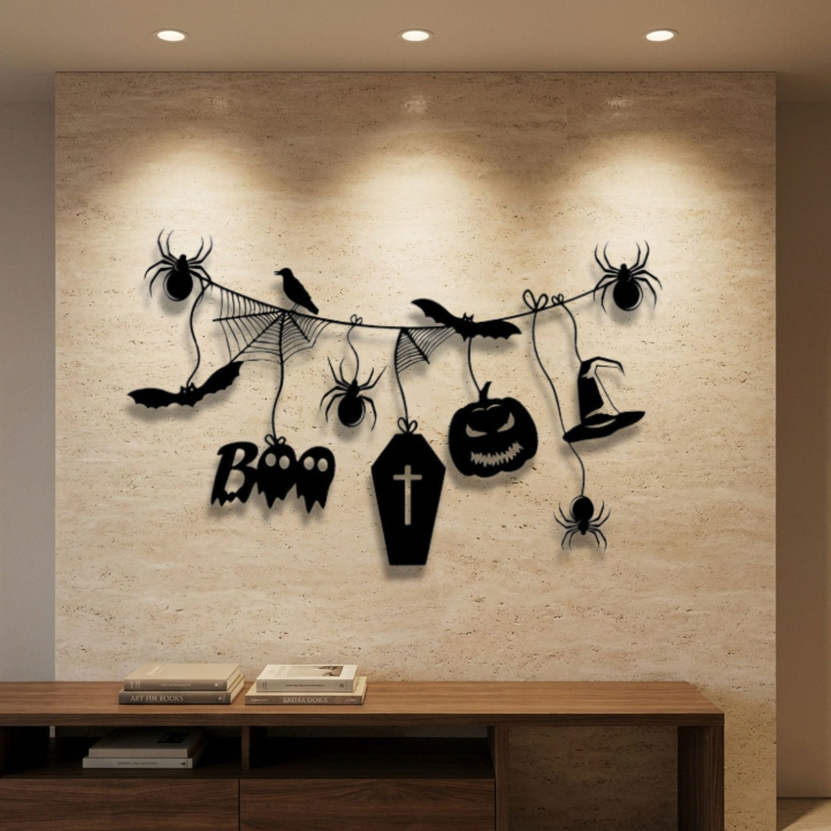 Halloween Garland metal wall art – image 1