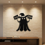 Trick or Treat Ghost metal wall art – image 1