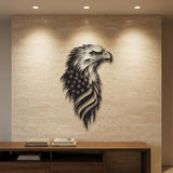 American Flag Eagle metal wall art – image 1