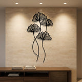 Ginkgo Leaves metal wall art – image 1