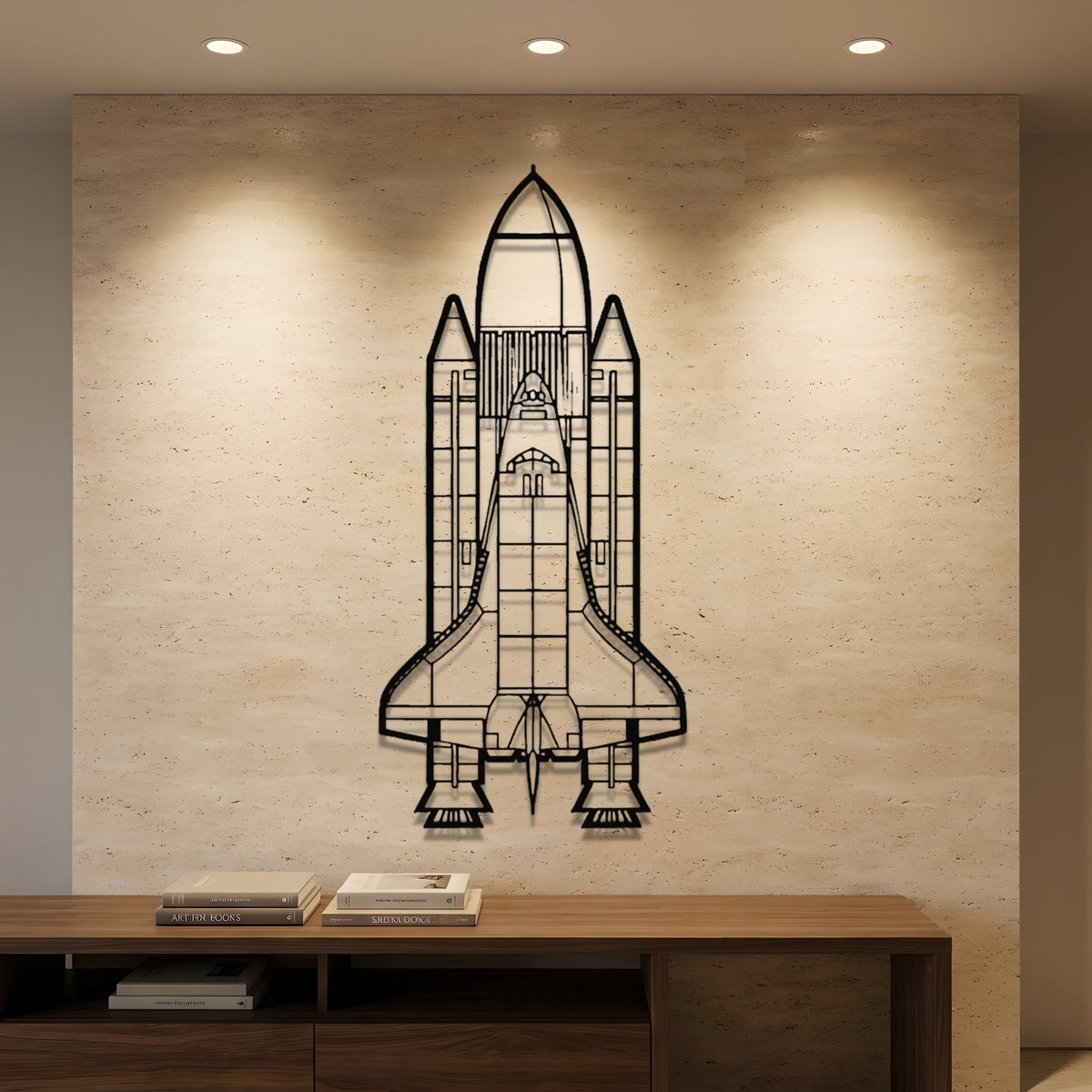 Space Shuttle Launch metal wall art – image 1