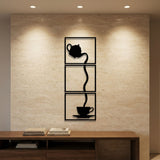 Teapot to Teacup Triptych metal wall art – image 1