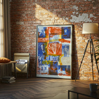 100 Years Historical Art Collage Pop Art Print Wall Print