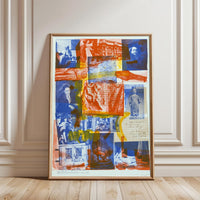 100 Years Historical Art Collage Pop Art Print Wall Print