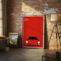 1970 Porsche 911 E Simple Wall Poster | Traditional Car Wall Poster