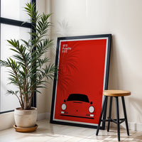 1970 Porsche 911 E Simple Wall Poster | Traditional Car Wall Poster