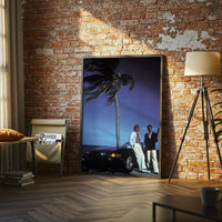 1980s Miami Beach Cinematic Wall Décor Print