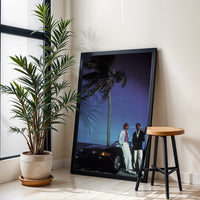 1980s Miami Beach Cinematic Wall Décor Print