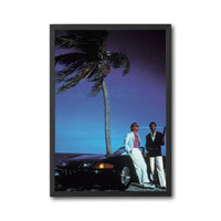 1980s Miami Beach Cinematic Wall Décor Print
