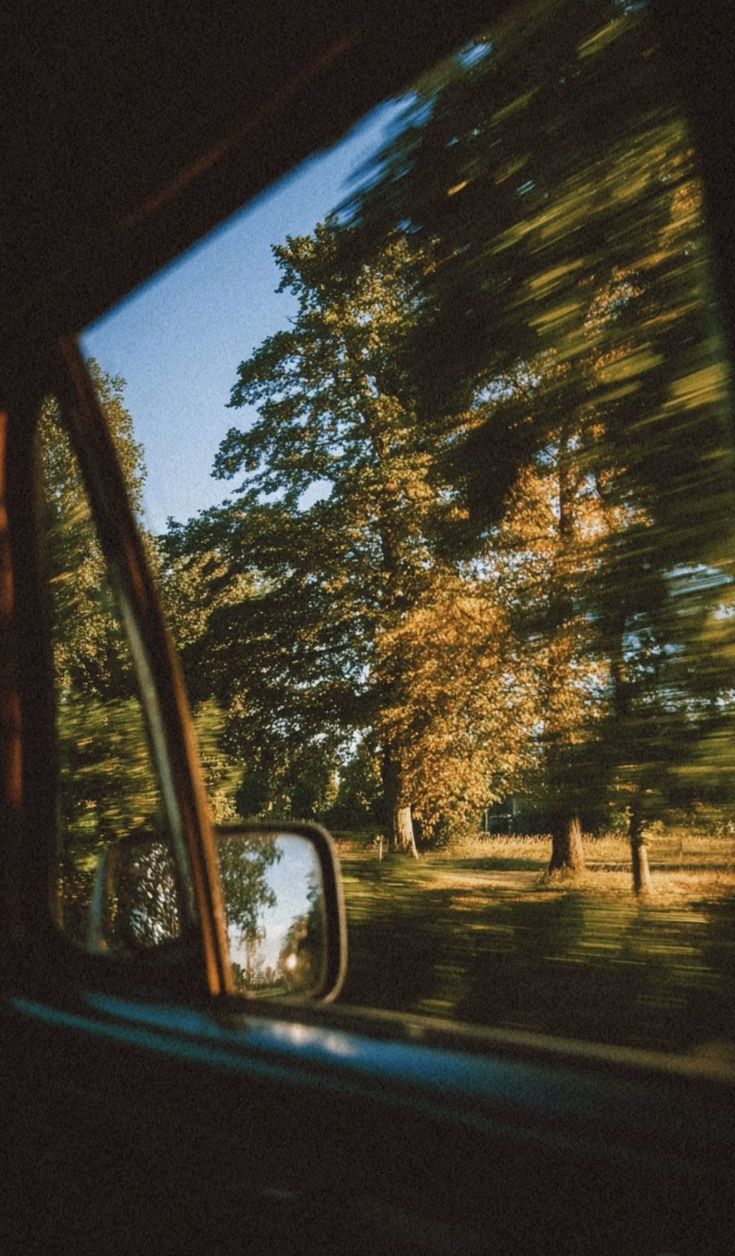 Car Window View Aesthetic Wall Print