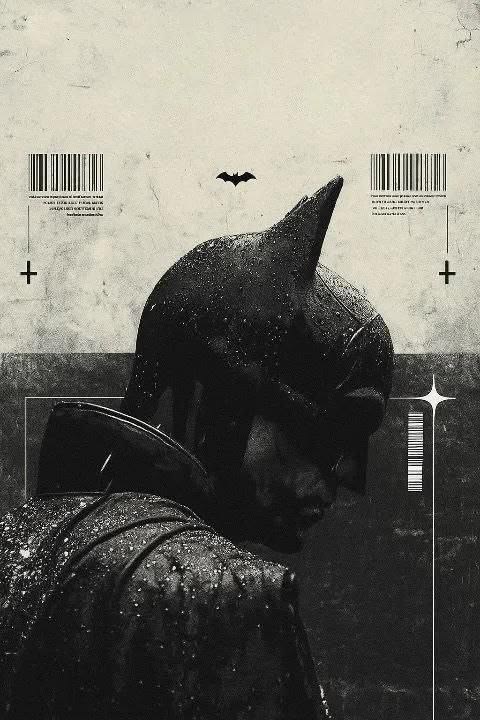 Batman Cinematic Silhouette Print | Dark Knight Wall Poster
