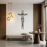 Jesus on the Cross metal wall art – image 2