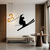 Skier Jump metal wall art – image 2