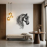 Horse Head metal wall art – image 2