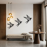 Origami Birds metal wall art – image 2
