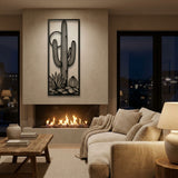 Saguaro Cactus Panel metal wall art – image 2