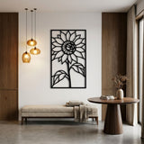 Sunflower Panel metal wall art – image 2