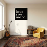 Love You More Plaque metal wall art – image 2