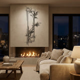 Bamboo Panel metal wall art – image 2