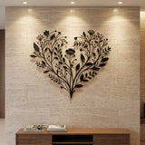 Floral Heart metal wall art – image 2