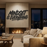 Mindset Is Everything metal wall art – image 2