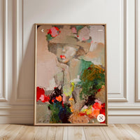 2020 Expressive Woman Portrait Home Art Wall Poster Print
