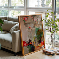 2020 Expressive Woman Portrait Home Art Wall Poster Print