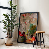 2020 Expressive Woman Portrait Home Art Wall Poster Print