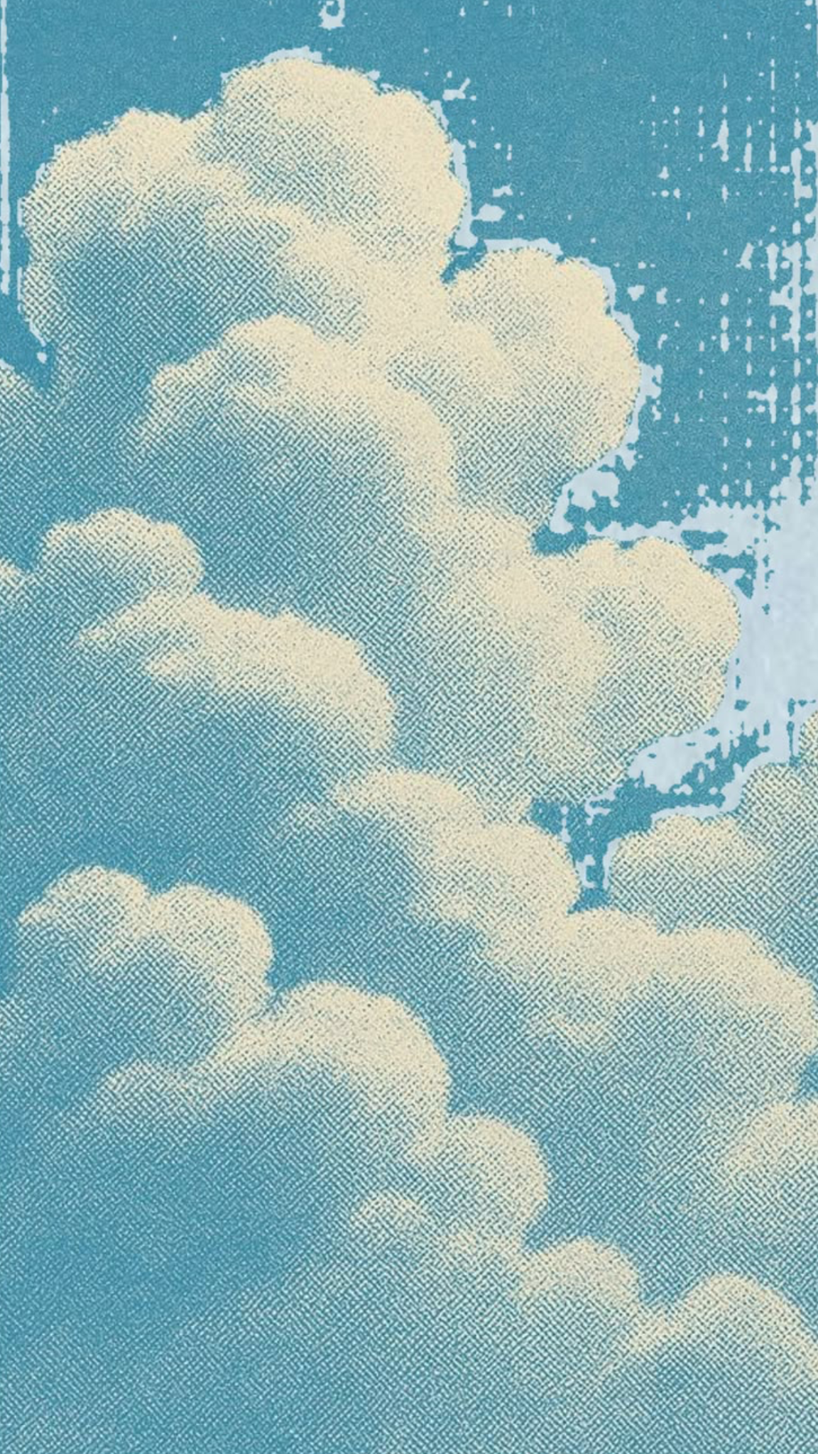 Nostalgic Cloud Illustration Home Wall Print – Antique Cloud Study Poster for Home or Nursery