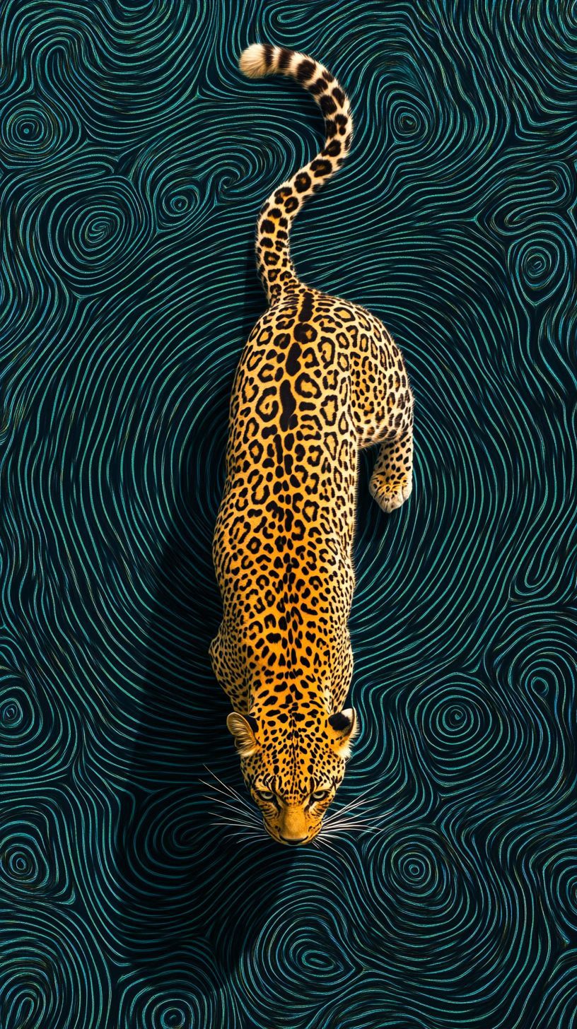 Leopard Expressive Aesthetic Wall Print