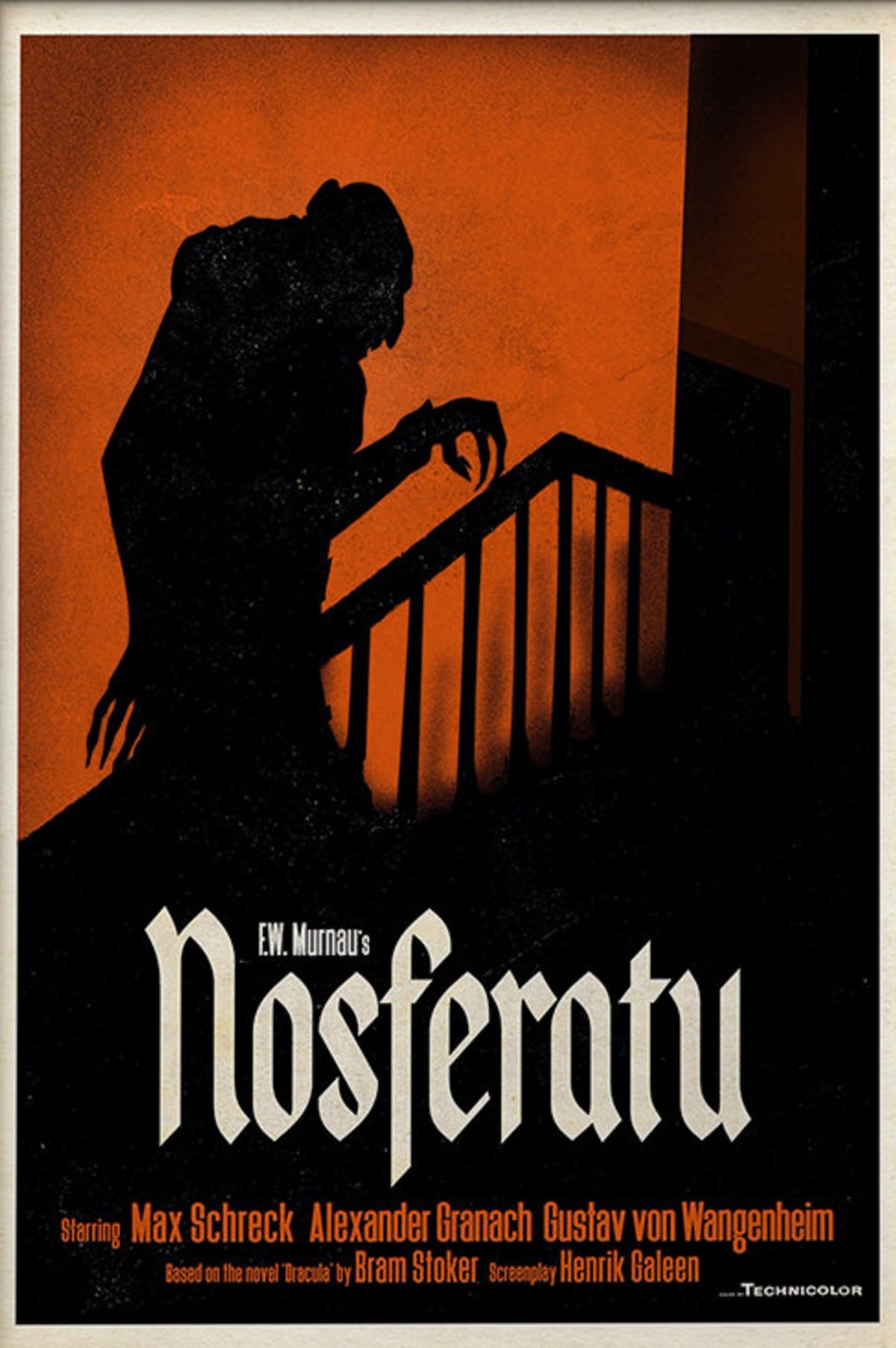Nosferatu Vampire Iconic Movie Wall Poster - Nostalgic Film Collectible Art - Home Decor & Movie Fan Gift
