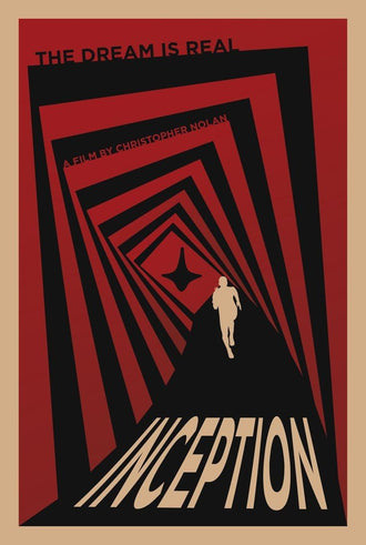 The Dream Is Real Inception Movie Décor Poster Retro Wall Poster