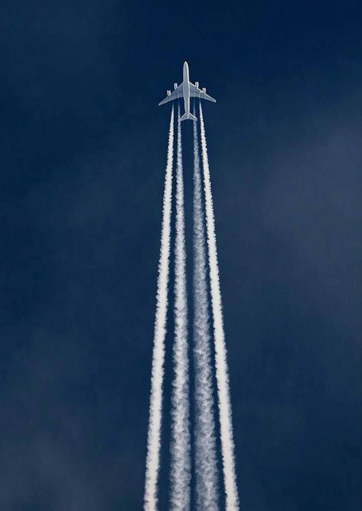 Sleek Aviation Décor Print, Understated Airplane Wall Poster, Blue Sky Jet Artwork, Travel Decor for Pilots